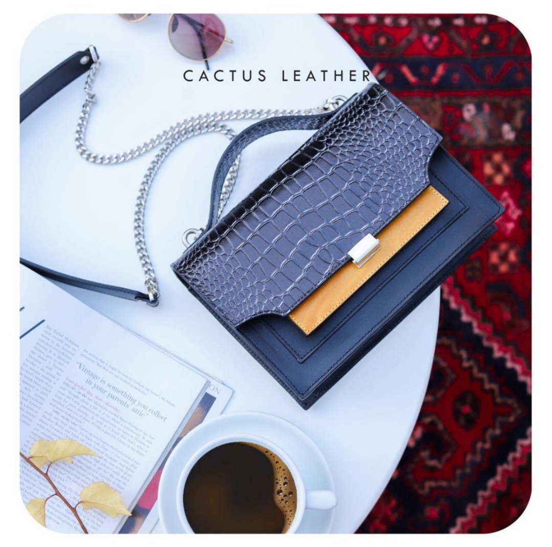 کیف چرم طبیعی زنانه ۳۰۰۹ چرم کاکتوس