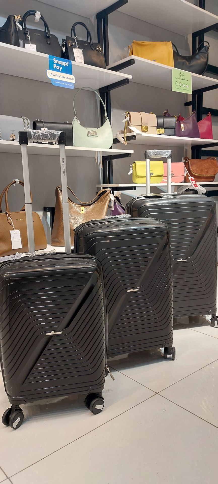 چمدان سایز کوچک رزمری RL-313-3S مشکی