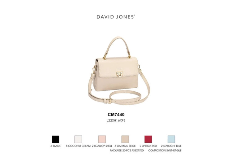 کیف زنانه دستی دیویدجونز مدل DAVID JONES CM7440