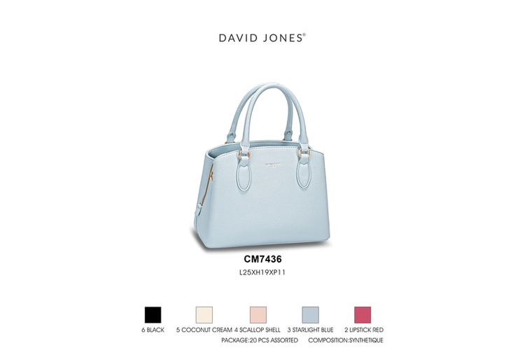 کیف زنانه دستی دیویدجونز مدل DAVID JONES CM7436