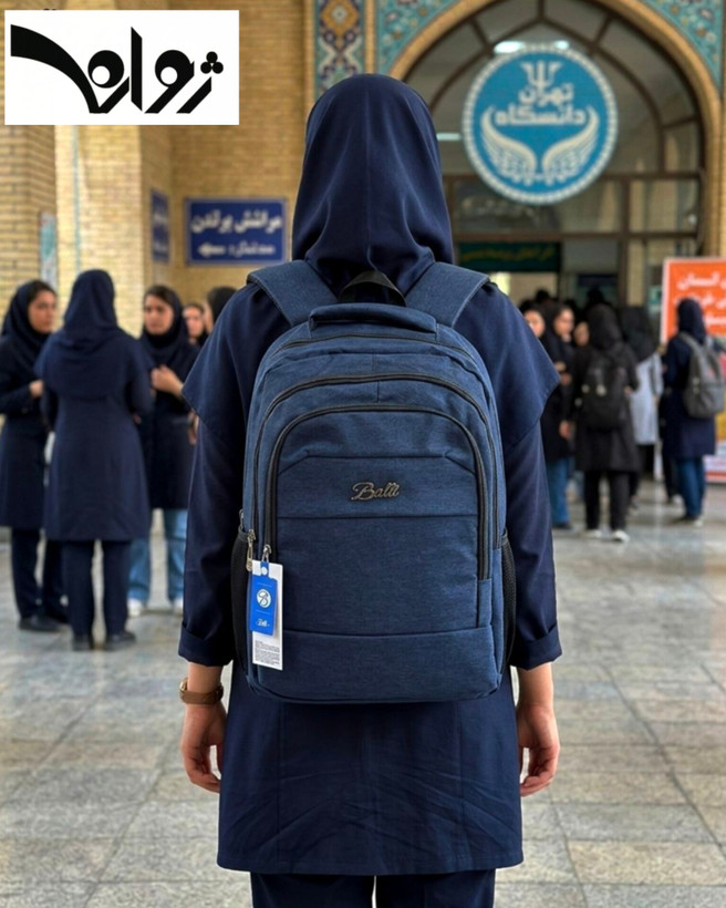 کوله پشتی ضدآب اسپرت سرمه ای